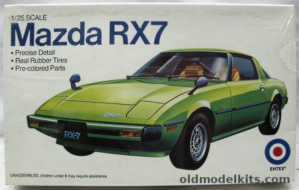 Entex 1/25 Mazda RX7 (RX-7), 9503 plastic model kit